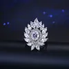 Exclusive Women Party Costume Jewelry Marquise Cut Cubic Zirconia Big Cocktail Rings Adjustable Size R007 210714