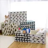 Foldable square Desktop Storage Basket Sundries Box Underwear Cosmetic Organizer Jewelry Scarf Socks Bags 210922