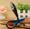 Mini Clip Flexible de haute qualité sur lampe de bureau lumineuse lampe de lecture de livre de voyage LED blanc