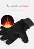 Теплые ветрозащитные перчатки мужские сенсорные экраны водоотталкивающие нескользящие износостойкие велосипедные велосипедные езды спортивные перчатки зимние женщины