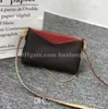 Designer damestas handtas portemonnee clutch schouder cross body serienummer bloem met ketting mode lady302k216t