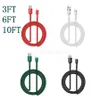 Micro USB Cable 6A 66W braided data Line Fast Charger Type C Mobile Phone Cord for Samsung Xiaomi LG Android New