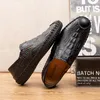 Zapatos hombre عارضة كويرو جلد طبيعي الرجال أحذية الرجل عارضة sapato masculino رجل الشتاء scarpe uomo eleganti دي كورو