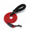 Hot Nylon Reflective Hauling Cable Braided Pet Leashes Round Dog Training Running Leash