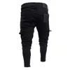 Мужские джинсы карандаш брюки разорванные тонкие весенние дыры хорошие тонкие худые для мужчин Хипсоп брюки одежда одежда