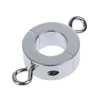 NXY Cockrings Magnetic Lock Metal Scrotum Pendant Ball Stretcher Weight Ring Restraint Stainless Steel Pleasure Toys for Men 1124