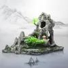 Multi-style Ornaments Rockery decorations Aquarium Artificial Resin Stone Landscaping Simulation Moss fish live Aquariums accessories