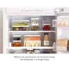 Freezer Food Storage Boxes Plastic Fridge Storage Tray Rake Pantry Ktichen Organizer Container Bins Space saving Accessories 210330