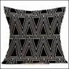 Bedding Supplies Textiles Home & Garden Halloween Christmas Black White Pillowcase Geometry Cushion Ers Cotton Linen Er For Sofa Bed Nordic