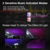 Car Starry Sky Roof USB Atmosfär Starry Sky Lamp Ambient Star Dual-Colors Ambience Light Car Roof Inredning Design