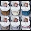 Pościel przedszkola Dostawa Dostawa 2021 Koperta dla niemowląt Solidne Dzianiny Wózek Turning Pieluchy Wrap Koc Born Torby Dzieci Sleeping Ba