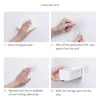 Set of 4 Wall Mounted Storage Box Non-Drilling Adhesive Plastic Organizer Bins for Living Room Bedroom Bathroom Kitchen Office