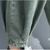 Sonbahar Sanatlar Stil Kadınlar Elastik Bel Gevşek Bağbozumu Yırtık Kot Tüm-Eşleşen Rahat Denim Harem Pantolon Artı Boyutu S33 210512