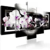 Modern Prints Orchid Flowers Oil Painting on Canvas Art Flowers Wall Pictures for Living Room and Bedroom No Frame sggs7182111