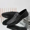 Sapatos Sapato Masculino Casual Men Black Shoes Leather Male Shoe Zapatos Casuales Leisure Para Hombre Flat ba s es