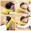 Pillow Portable Travel Office Driving Neck Support Sovkudde Heminredning Enkel Solid Color U -Sfärda Hollow Out NAP