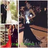 2021 Sheer шеи черный красный формальный вечерние платья выпускного вечера бусины реальные изображения вышивка с длинным рукавом случайные вечеринки платья арабский плюс размер