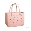 2022-Bogg Bag Silicone Beach Custom Tote Fashion Eva Plastic Beach Borse Donna Estate