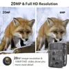 24MP 1080P Videospelkamera med tydlig 100ft ingen glöd infraröd nattvision 0 3s rörelse aktiverad för vilda djurhjortarjakt 301D