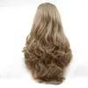 2021 new wigs, European and American lace headsets, chemical fiber wigs, fashionable and casual female wave curls, daily temperament wig