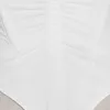 Combinaison tricotée creuse pour femmes O cou à manches longues taille haute sexy slim body vêtements de mode féminine 210521