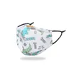 2021 New Children cottons masks washable three-layer ear-mounted dust-proof printed cotton mask