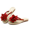 Women Flip Flops Slippers Flat Shoes Beach Sandals Casual Flower Ladies Slip On Female Fashion Non Slides