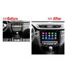 Lecteur radio dvd de voiture Android pour Nissan QashQai x-trail 2014 unité principale avec lien miroir TV système de navigation GPS USB 10,1 pouces