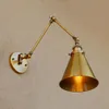 Verstelbare swing lange arm muur verlichtingsarmaturen eetkamer loftstijl industriële vintage lamp sconce retro applique led lampen