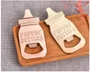 Bar bieropener flessen legering bruiloft gunst verjaardag baby douche feestartikelen geschenken goud kleur draagbare openers keuken gadgets tools