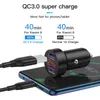 Kuleaa Quick Charge 3.0 USB لفون Xiaomi Samsung Huawei SCP QC3.0 مراقبة الجودة شاحن الهاتف المحمول سيارة سريع