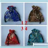 Jewelry Packaging & Display Jewelryjewelry Pouches Bags Colorful Cloud Brocade Silk Pouches Pocket Money Coin Bag Dstring Grab Rosary Gift