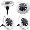 Solar Lamps 8 LED Outdoor Ground Lamp Landscape Lawn Yard Stair Underground Buried Night Light Home Garden Spot Solaire Exterieur