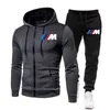 Märke Svart Färg Running Jogger TrackSuit Sweatshirt Sportkläder Zipper Cardigan Hooded Women's Workout Sportkläder Herrkläder Lar