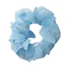 Anello per capelli Filato a rete Corda a testa di farfalla Fasce per capelli Accessori Ragazze Scrunchies colorati Fascia per capelli Elastico Copricapo Scrunchy estate RRD6820