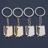 Anime attacker på Titan Scouting Legions Emblem Keychain Wing of Liberty Pendant nyckelring cosplay unisex mode smycken