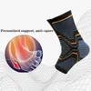 Ankle Support Brace Compression Sleeve Elastic Andas för återhämtning Joint Pain Basket Foot Sports Socks 1 PC