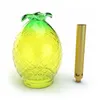 2021 New Pineapple narghilè set per fumare tuta doppio uso con 360 vetro rotante chicha ciotola tubo acqua Bong NarGuile completa shishaa10a06