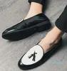 2021 Driving loafers for men slip on wedding groom party dress shoes spring boats Moccasins Male Oxfords