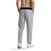 Męskie spodnie s-3xl bawełniane mieszanki jogging dna z sznurkiem elastyczne talia zwykłe kolory dresowe stroje śródbiórki