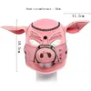 Masaż nowe maski na imprezę Pig Pin Pink Pig Hood Mask Bdsm Bondage Soft Expted Neoprene Pig Slave Rola Zagraj w Sex Toy dla par mężczyzn