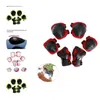 Cycling Helmets Child Pads Set Plastic Protective Gears Skin-touch Breathable Portable Kids Outdoor Sport Elbow Wrist Knee