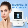 Microneedle frazionario portatile Testine nanocristalline RF Ringiovanimento della pelle Rimozione delle rughe del viso Macchina per microneedling a radiofrequenza