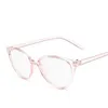 Fashion Optical Glasses Blue Light Blocking Eyeglasses Frame Women Men Cat Eye Spectacles Clear Lenses Glasses Computer Oculos Y0831