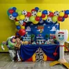 1Set Store Party Party Darit Balloons Arch Гирлянда для детей День рождения вечеринка 1-й 3-й 6-й детский душ Латексные шар Игрушечные украшения 210626