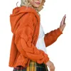 Бегущие куртки Женщины Женщины Тренажера Упражнение Кабельный вязаный свитер Девушки Взрослые Открытый передний Фронт с капюшоном Сплошной цвет с длинным рукавом Cardigan S / M / L / XL