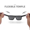 AOFLY Sunglasses Men Fashion Oversized Flexible Frame Square Male Sun Glasses For Driving Goggle zonnebril heren