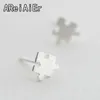 Stud Stainless Steel Jigsaw Earrings For Women Girls Fashion Minimalist Puzzle Earings Party Jewelry Accessories Bijoux Dale22