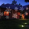 LED Card Projection Lamp 12 Pattern Film Outdoor Snowflake Waterproof Lawn Garden Light