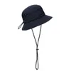 2021 Designer de mode lettre seau chapeau pour hommes femmes casquettes pliables bleu foncé pêcheur pare-soleil chapeaux à bord avare pliant dames chapeau melon